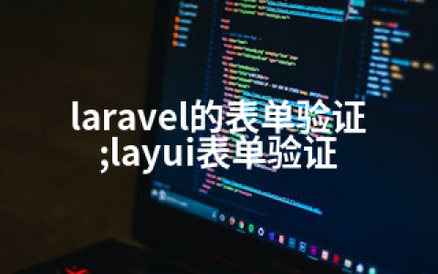 laravel的表单验证;layui表单验证