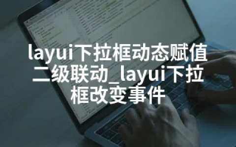 layui下拉框动态赋值二级联动_layui下拉框改变事件
