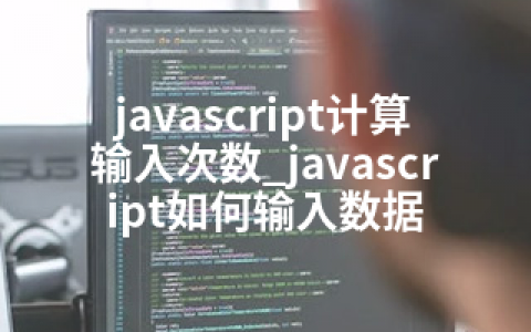 javascript计算输入次数_javascript如何输入数据