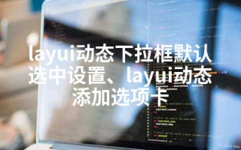 layui动态下拉框默认选中设置、layui动态添加选项卡