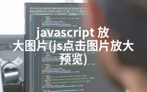 javascript 放大图片(js点击图片放大预览)
