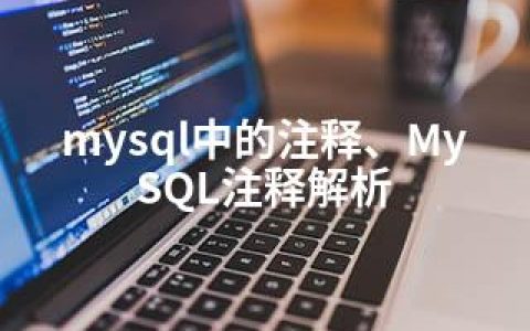 mysql中的注释、MySQL注释解析