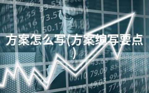 方案怎么写(方案编写要点)