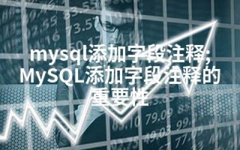 mysql添加字段注释;MySQL添加字段注释的重要性