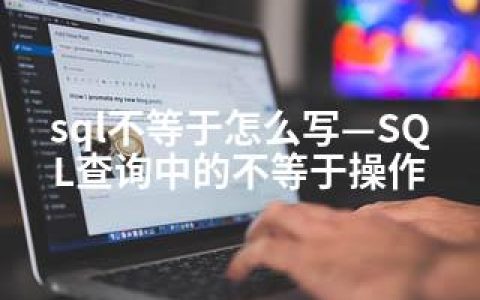 sql不等于怎么写—SQL查询中的不等于操作