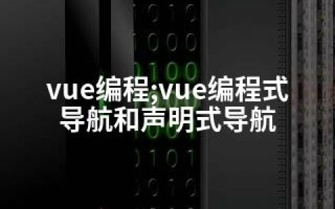 vue编程;vue编程式导航和声明式导航