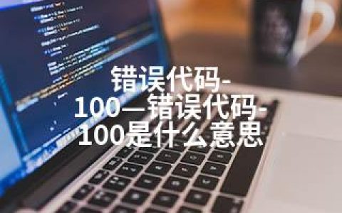 错误代码-100—错误代码-100是什么意思