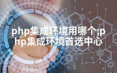 php集成环境用哪个;php集成环境中心