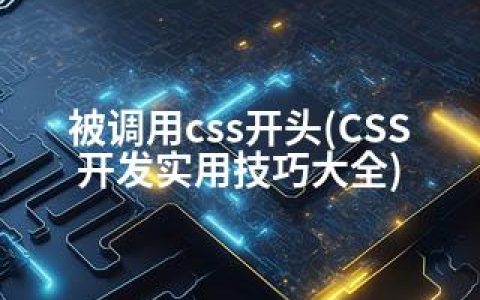 被调用css开头(CSS开发实用技巧大全)