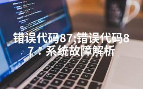 错误代码87;错误代码87：系统故障解析