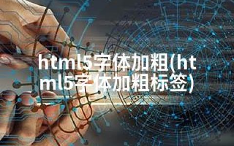 html5字体加粗(html5字体加粗标签)