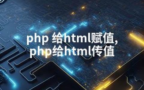 php 给html赋值,php给html传值