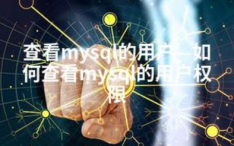 查看mysql的用户—如何查看mysql的用户权限