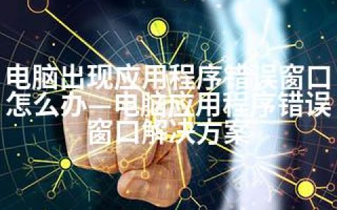 电脑出现应用程序错误窗口怎么办—电脑应用程序错误窗口解决方案