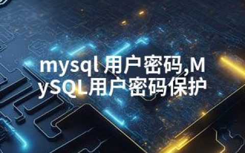 mysql 用户密码,MySQL用户密码保护