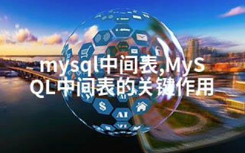 mysql中间表,MySQL中间表的关键作用