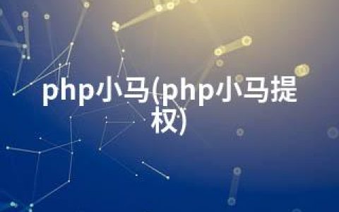 php小马(php小马提权)