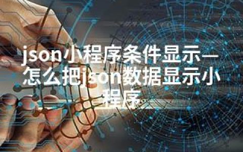 json小程序条件显示—怎么把json数据显示小程序