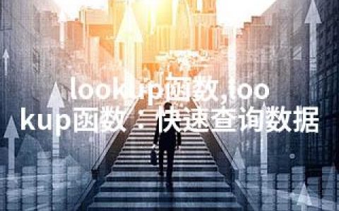 lookup函数,lookup函数：快速查询数据