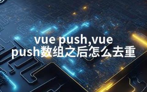 vue push,vue push数组之后怎么去重