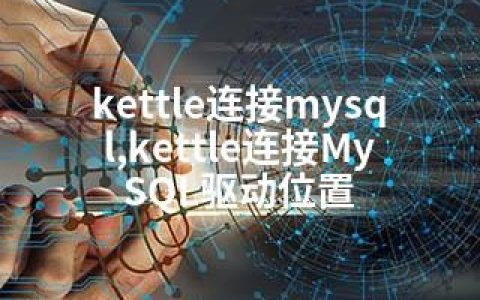 kettle连接mysql,kettle连接MySQL驱动位置