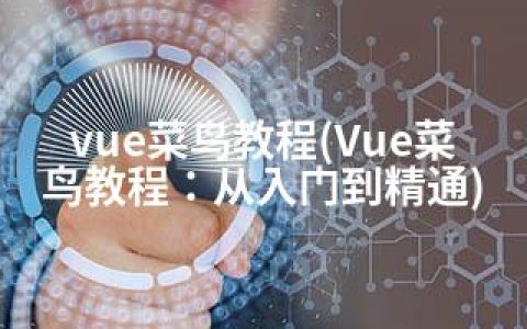 vue菜鸟教程(Vue菜鸟教程：从入门到精通)