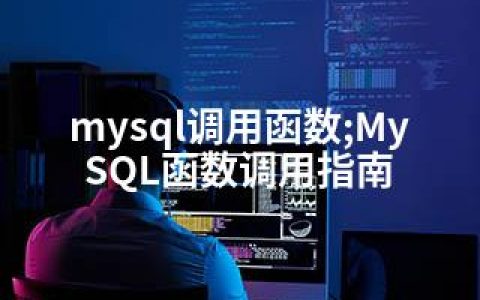 mysql调用函数;MySQL函数调用指南