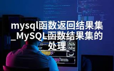 mysql函数返回结果集_MySQL函数结果集的处理