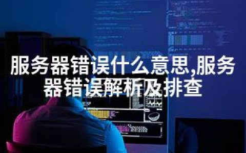 服务器错误什么意思,服务器错误解析及排查