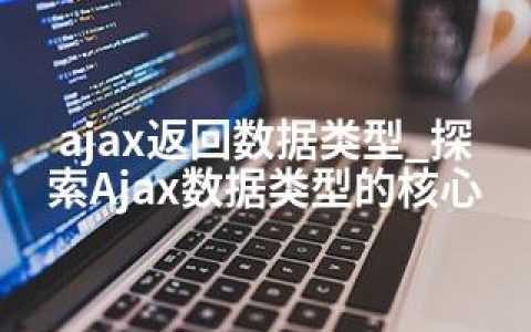 ajax返回数据类型_探索Ajax数据类型的核心