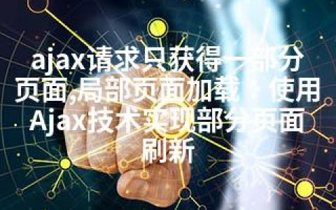 ajax请求只获得一部分页面,局部页面加载：使用Ajax技术实现部分页面刷新