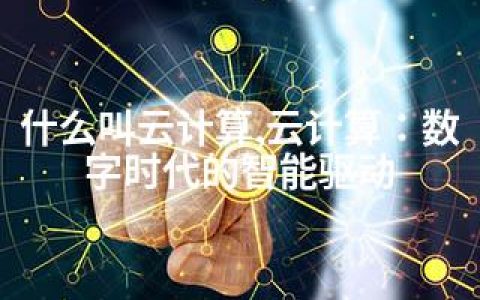 什么叫云计算,云计算：数字时代的智能驱动