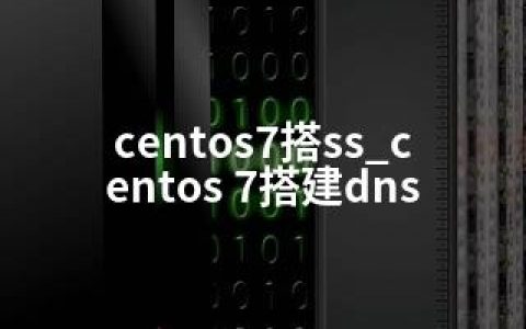 centos7搭ss_centos 7搭建dns