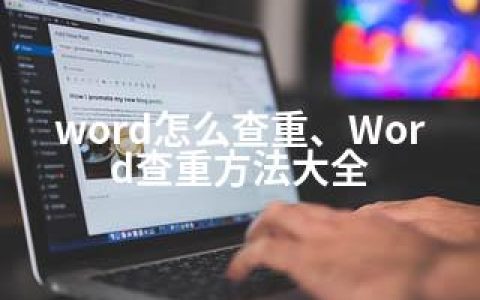 word怎么查重、Word查重方法大全