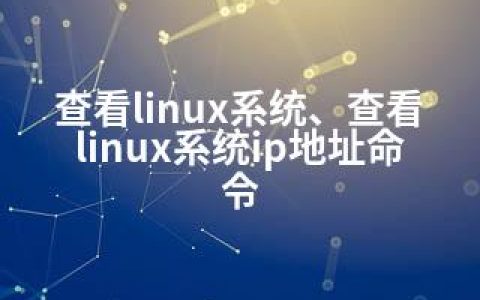 查看linux系统、查看linux系统ip地址命令