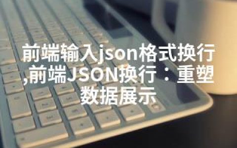 前端输入json格式换行,前端JSON换行：重塑数据展示