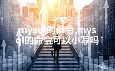 mysql的命令,mysql的命令可以小写吗