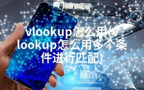 vlookup怎么用(vlookup怎么用多个条件进行匹配)
