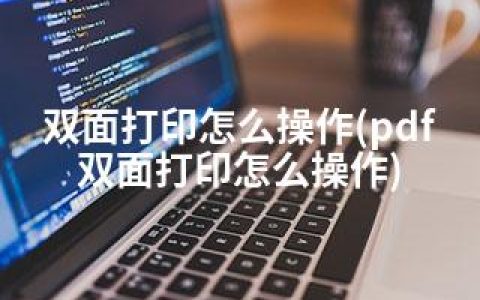 双面打印怎么操作(pdf双面打印怎么操作)