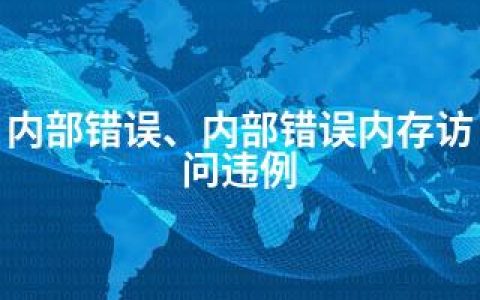 内部错误、内部错误内存访问违例