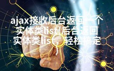 ajax接收后台返回一个实体类list(后台返回实体类list，轻松搞定)