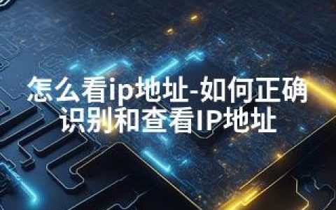 怎么看ip地址-如何正确识别和查看IP地址