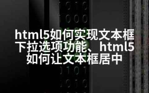 html5如何实现文本框下拉选项功能、html5如何让文本框居中