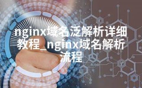 nginx域名泛解析详细教程_nginx域名解析流程
