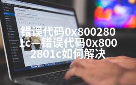 错误代码0x8002801c—错误代码0x8002801c如何解决