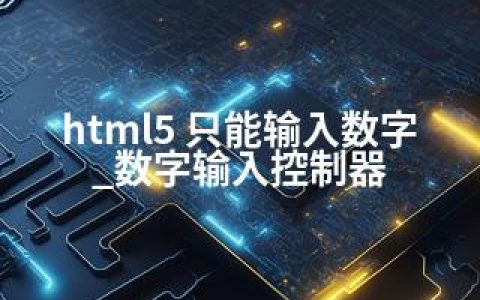 html5 只能输入数字_数字输入控制器