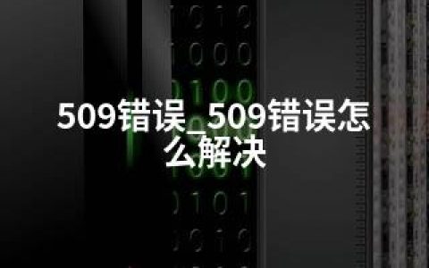 509错误_509错误怎么解决