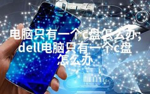 电脑只有一个c盘怎么办;dell电脑只有一个c盘怎么办