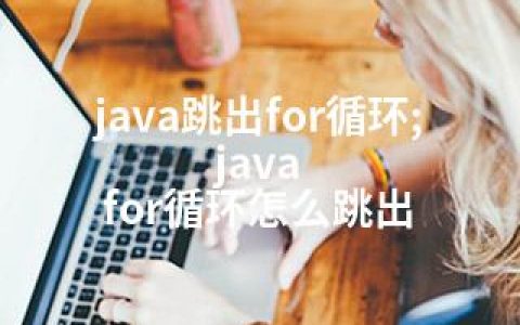 java跳出for循环;java for循环怎么跳出