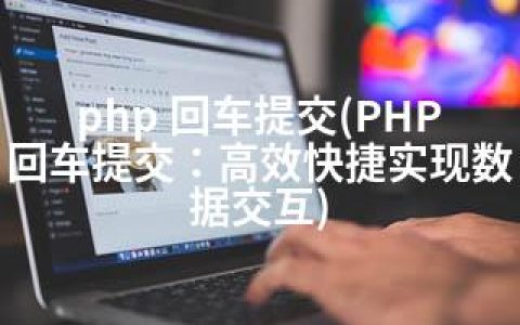php 回车提交(PHP回车提交：高效快捷实现数据交互)